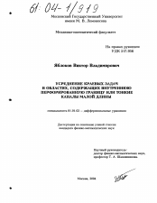 Диссертация по математике на тему «Усреднение краевых задач в областях, содержащих внутреннюю перфорированную границу или тонкие каналы малой длины»