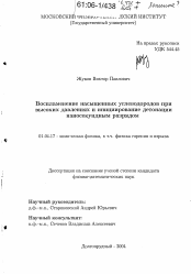 Диссертация по физике на тему «Воспламенение насыщенных углеводородов при высоких давлениях и инициирование детонации наносекундным разрядом»