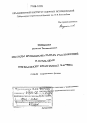 Диссертация по физике на тему «Методы функциональных разложений в проблеме нескольких квантовых частиц»