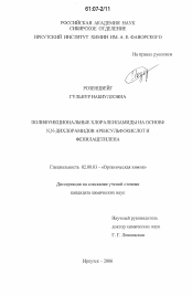 Диссертация по химии на тему «Полифункциональные хлоралкиламиды на основе N,N-дихлорамидов аренсульфокислот и фенилацетилена»