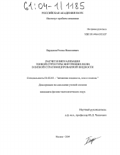 Диссертация по механике на тему «Расчет и визуализация тонкой структуры внутренних волн в вязкой статифицированной жидкости»