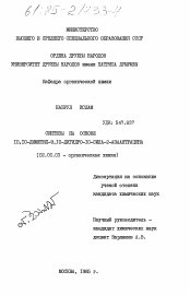 Диссертация по химии на тему «Синтезы на основе 10,10-диметил-9, 10-дигидро-10-сила-2-азаантрацена»