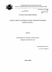 Диссертация по химии на тему «Синтез олигосахаридных цепей гликопротеиновых антигенов HNK-1»