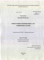 Диссертация по химии на тему «Синтез новых производных 4- и 5-аминоизоксазолов»