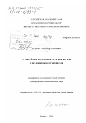 Диссертация по механике на тему «Нелинейные колебания газа в областях с подвижными границами»