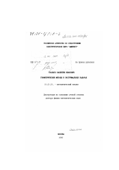 Диссертация по математике на тему «Геометрические методы в экстремальных задачах»