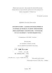 Диссертация по физике на тему «Формирование самовоспроизводящихся лазерных пучков на основе применения дифракционных оптических элементов, согласованных с композицией мод»