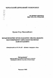 Автореферат по физике на тему «Компьютерное моделирование аномального массопереноса при импульсном нагружении»